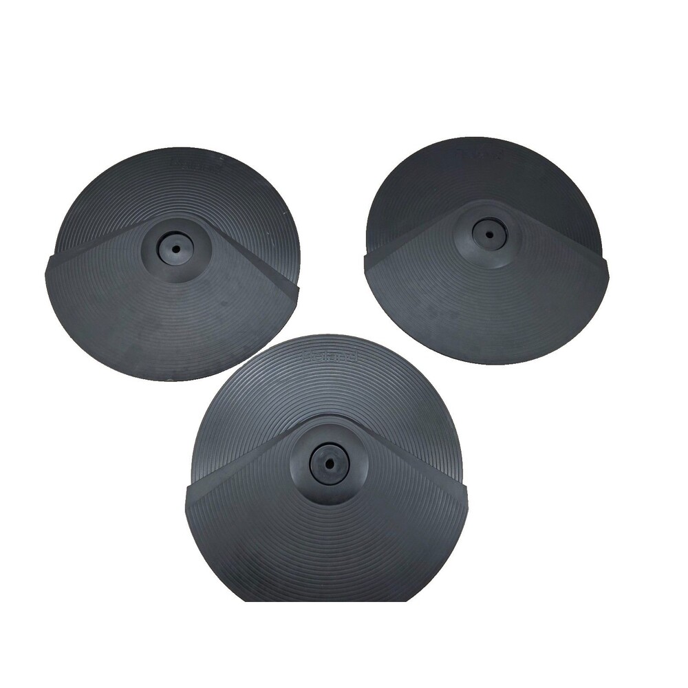 Roland V-Drums CY-8 12 inch Dual Trigger Cymbal Pad Only 3 OF Electronic Drum